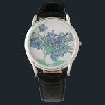 Reloj De Pulsera Vincent Van Gogh. Irlandeses. Floral impresionista<br><div class="desc">Vincent Van Gogh "Irises" reloj.</div>