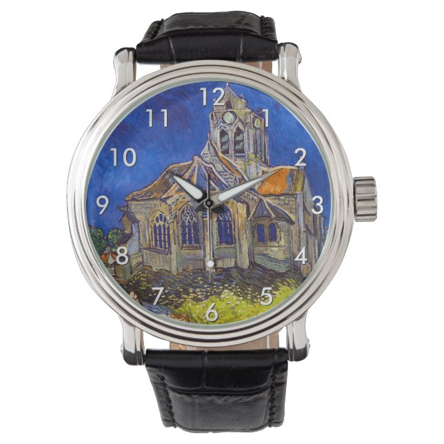 Reloj De Pulsera Vincent van Gogh - La Iglesia de Auvers (Anverso)
