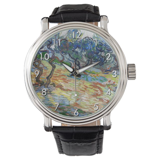 Reloj De Pulsera Vincent van Gogh - Olivos: Cielo azul brillante (Anverso)