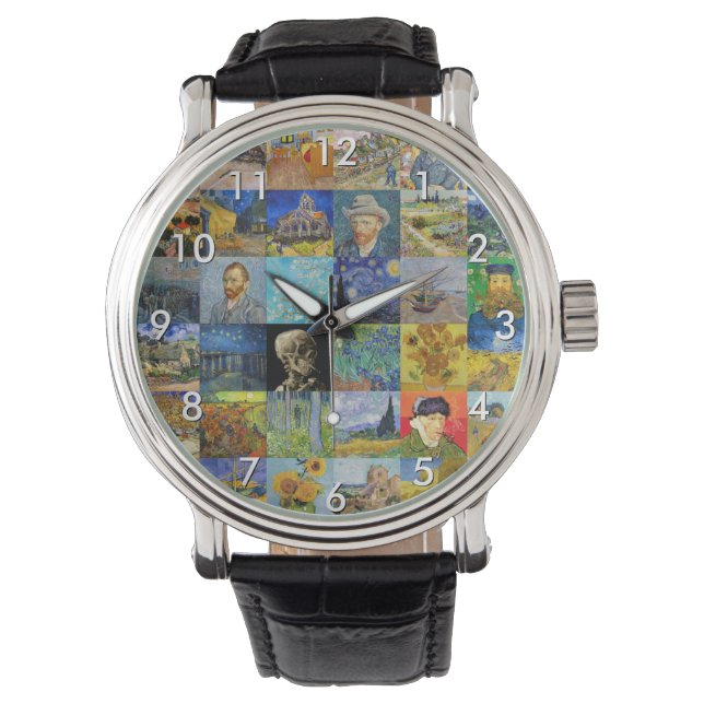 Reloj De Pulsera Vincent van Gogh - Piquetas maestras del mosaico (Anverso)