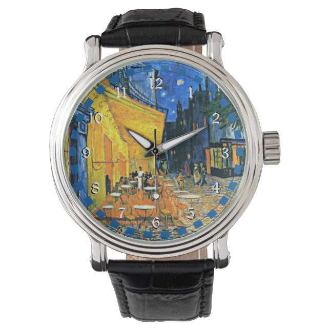 Reloj De Pulsera Vincent Van Gogh: Terraza Cafe (Anverso)