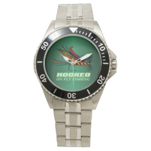 Reloj De Pulsera Vinculado A La Pesca De Mosca