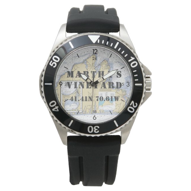 Reloj De Pulsera Viñeta de Martha Latitude Boater (Anverso)