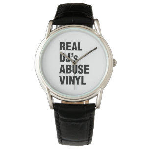 RELOJ DE PULSERA VINILO DEL ABUSO DE DJ REAL