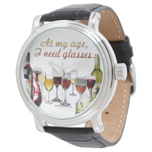 Reloj De Pulsera Vino de SlipperyJoe's Wine Glasses vino fermentado