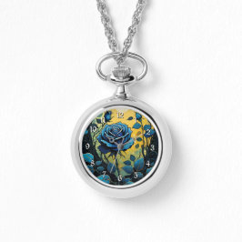 Reloj De Pulsera Vinos Rosa azul 2