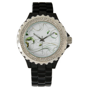 Reloj De Pulsera Vinos verdes amarillos