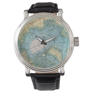Reloj De Pulsera Vintage Arctic Map Watch