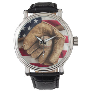 Reloj De Pulsera Vintage Baseball