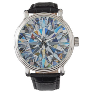Reloj De Pulsera Vintage Black Leather Strap Watch para hombres - C