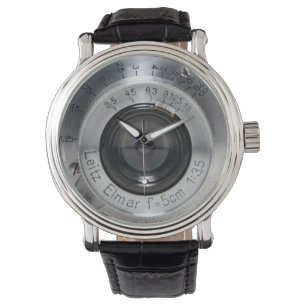 Reloj De Pulsera VINTAGE CAMERA 3 Lente alemana Watch