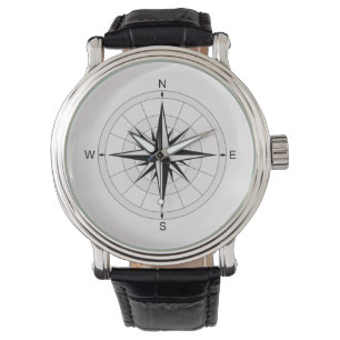 Reloj De Pulsera Vintage Compass Rosa