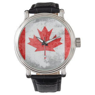 Reloj De Pulsera Vintage de bandera de Canadá 2