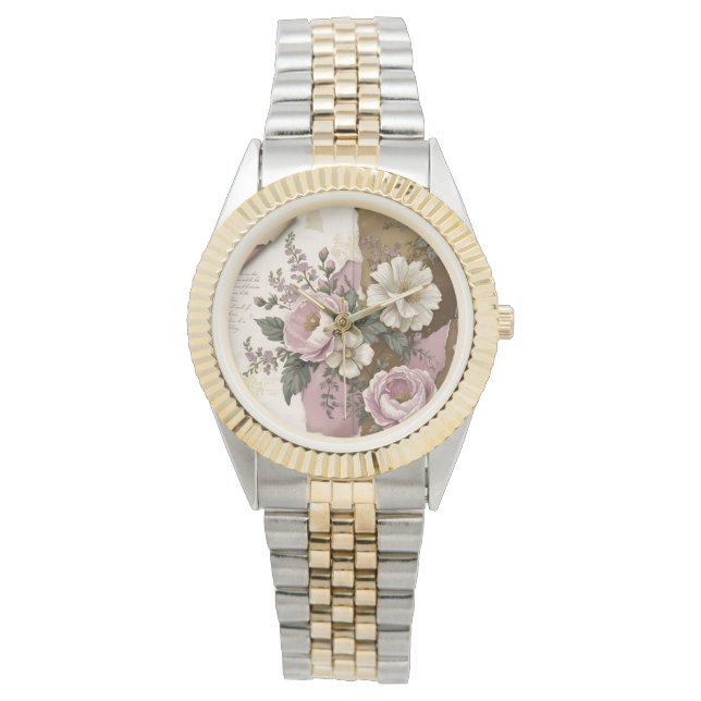 Reloj De Pulsera Vintage Floral - eWatch Watch  (Anverso)