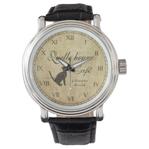 Reloj De Pulsera Vintage French Cafe Watch