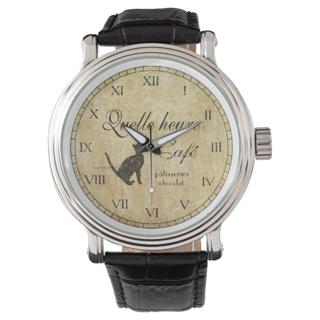 Reloj De Pulsera Vintage French Cafe Watch (Anverso)