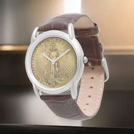 Reloj De Pulsera Vintage Liberty Coin 1933 Gold Copper |