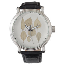 Reloj De Pulsera Vintage Naturalist Botanic Drawing | Saltos 1858