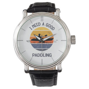 Reloj De Pulsera Vintage Necesito Un Buen Kayaker De Paddling
