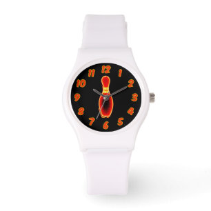 Reloj De Pulsera Vintage Neon Bowling Pin