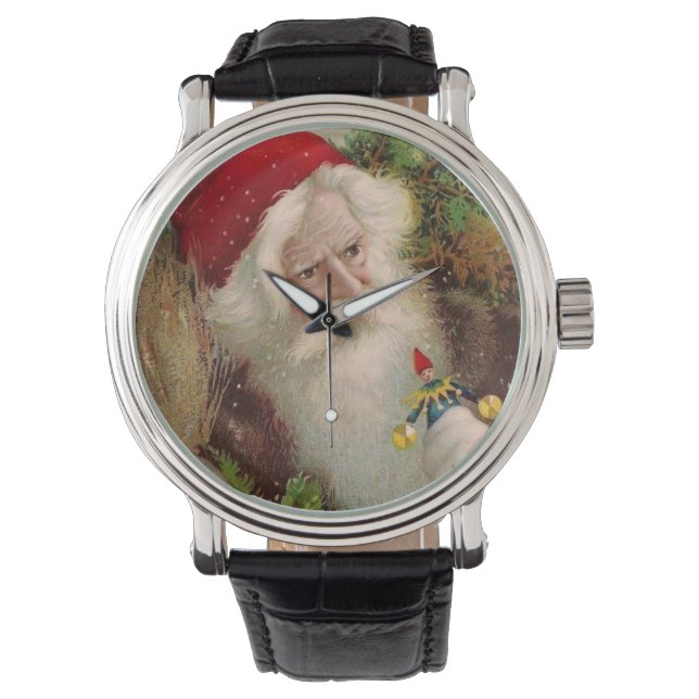 Reloj De Pulsera Vintage Santa Claus 9 (Anverso)