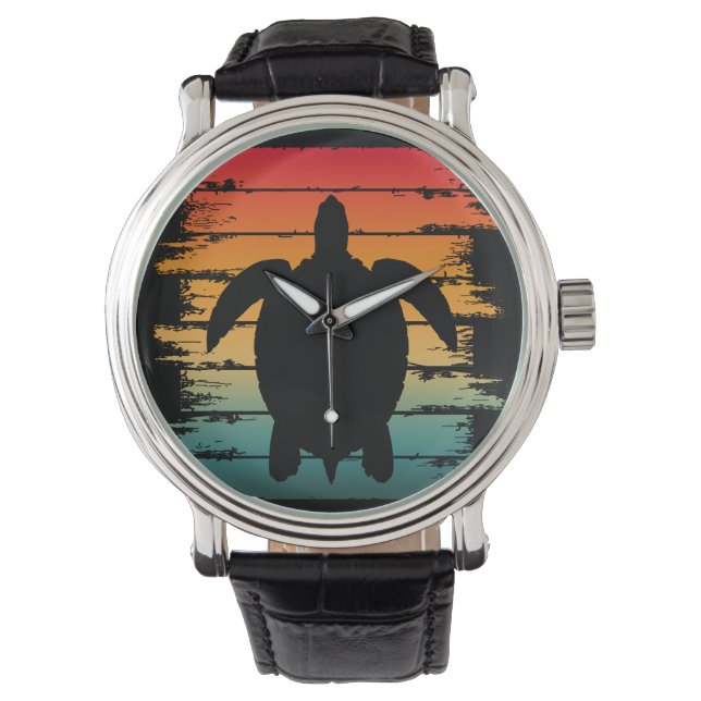RELOJ DE PULSERA VINTAGE TURTLE SEA CREATIL REPTILE (Anverso)