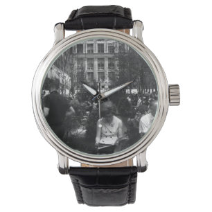 Reloj De Pulsera Vintage USA New York Rockefeller Center 1970