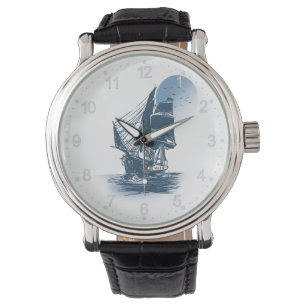 Reloj De Pulsera Vintage vela - Elegir color de fondo
