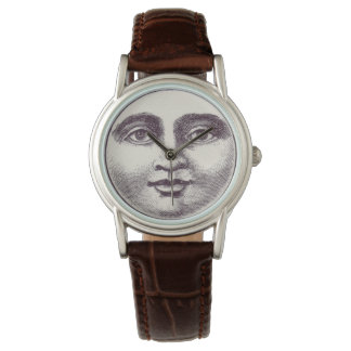 Reloj De Pulsera Vintage Victoria Era "Moon Face" Watch