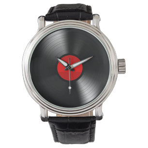 Reloj De Pulsera Vintage Vinyl Record Watch