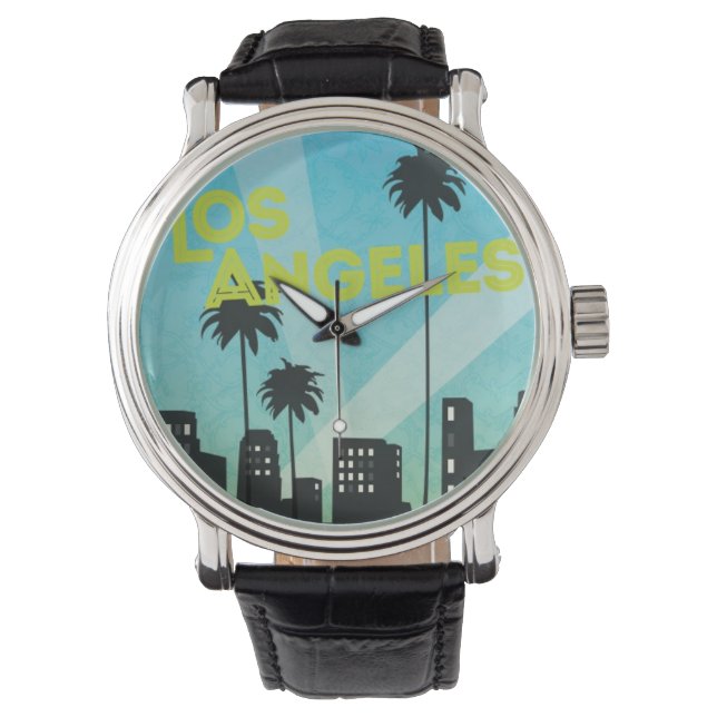 Reloj De Pulsera Vintage Watch - Los Ángeles (Anverso)