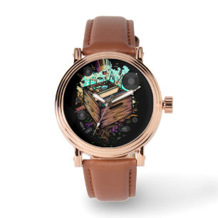 Reloj De Pulsera Vinyl Crate Music