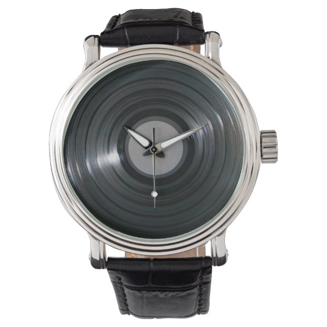 Reloj De Pulsera Vinyl LP Record Watch (Anverso)