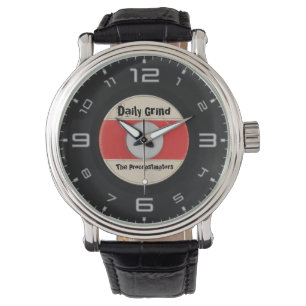 Reloj De Pulsera Vinyl Record con números Watch