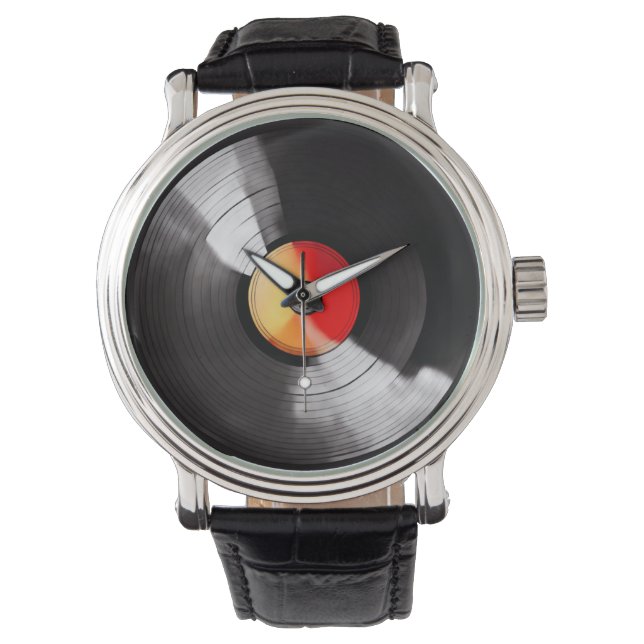Reloj De Pulsera Vinyl Record Watch (Anverso)
