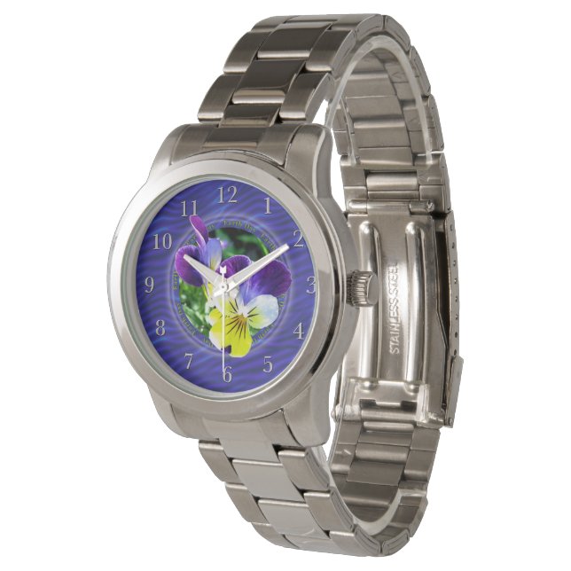 Reloj De Pulsera Viola Wildflowers (Angular)
