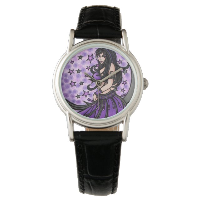 Reloj De Pulsera Violet Belly Dancer  (Anverso)