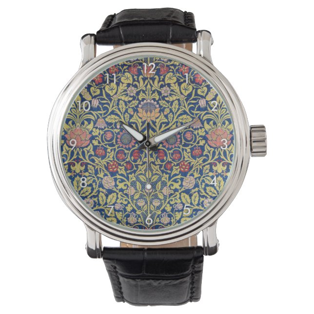 Reloj De Pulsera Violet y Columbine, William Morris (Anverso)