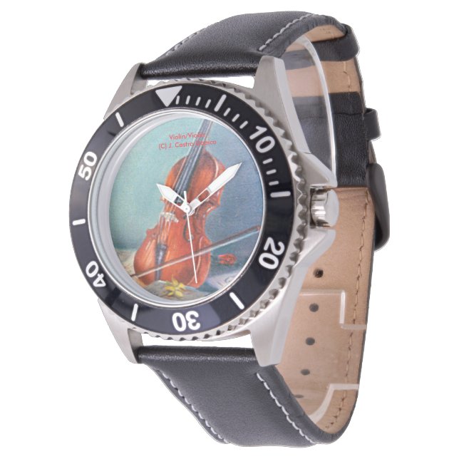 Reloj De Pulsera Violín/Violin (Angular)
