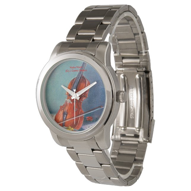Reloj De Pulsera Violín/Violin (Angular)