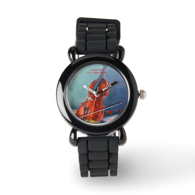 Reloj De Pulsera Violín/Violin (Anverso)