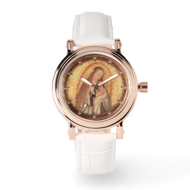 RELOJ DE PULSERA VIRGEN CON NIÑO (Anverso)