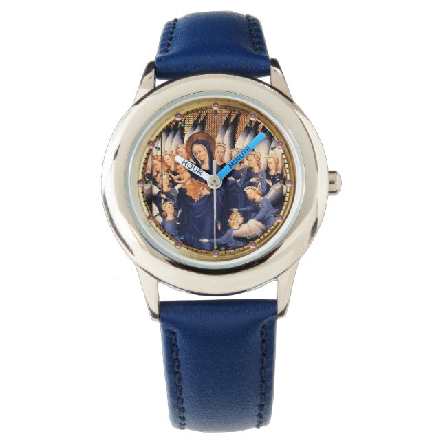 RELOJ DE PULSERA VIRGEN CON NIÑOS Y ÁNGELES (Anverso)