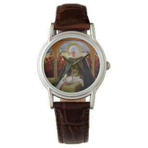 Reloj De Pulsera Virgen María en el Jardín Rosa (Albert Edelfelt)