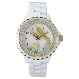 Reloj De Pulsera Virgen María Oración Observar con números