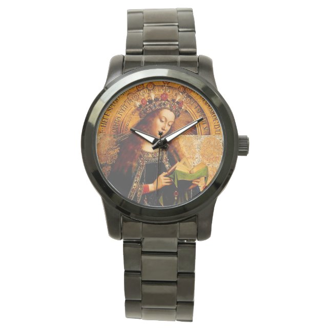 Reloj De Pulsera Virgin Mary por Jan van Eyck (Anverso)