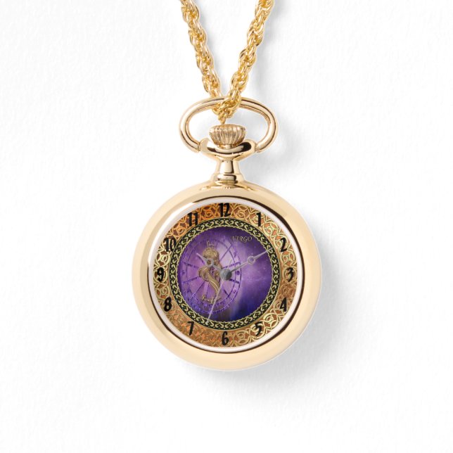 Reloj De Pulsera virgo Zodiac Diseño astrológico Horoscopio (Anverso)