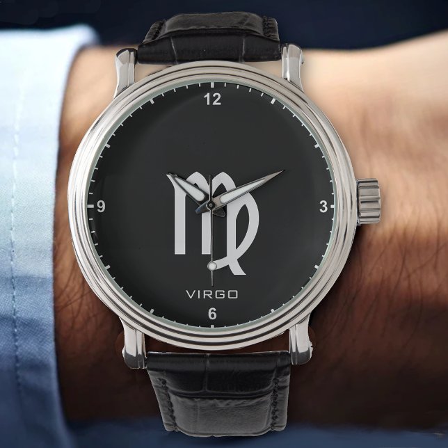 Reloj De Pulsera Virgo Zodiac Rótulo Nombre personalizado Texto sen (Subido por el creador)