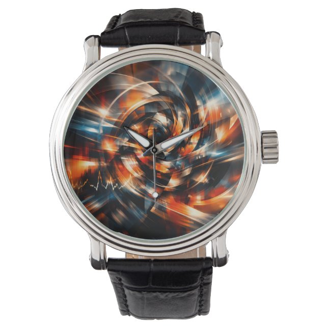 Reloj De Pulsera Visión abstracta de movimiento y mente (Anverso)