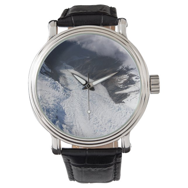 Reloj De Pulsera Vista aérea del glaciar Franz Josef, Nueva Zelanda (Anverso)